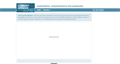 Desktop Screenshot of current-opinion.com